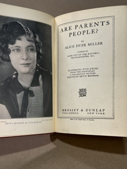 Are Parents People? [HArdcover] Alice Duer Miller - Image 2