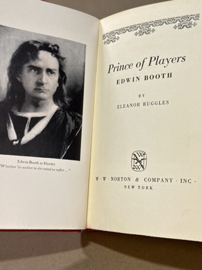 Prince of Players: Edwin Booth [Hardcover] Eleanor Ruggles 1953 - Image 2