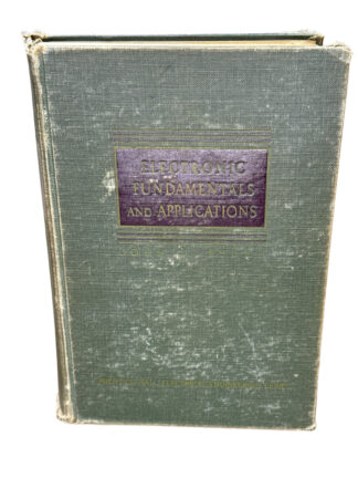 Electronic Fundamentals and Applications [Hardcover] John D. Ryder 1950 - Cover