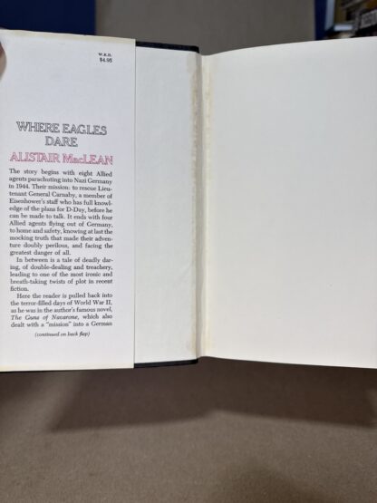 Where Eagles Dare [Hardcover] Alistair MacLean First Edition - Image 5
