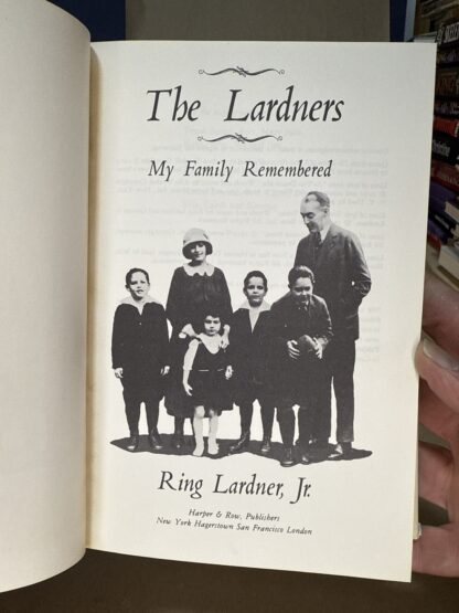 The Lardners: My Family Remembered [Hardcover] The Lardners: My Family Remembered First Edition - Image 2