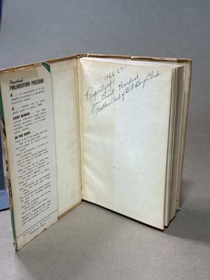 Practical Parliamentary Procedure [Hardcover] Rose Marie Cruzan 1947 - Image 7
