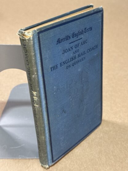 Joan of Arc and The English Mail Coach [Hardcover] Thomas De Quincey 1906 - Image 5