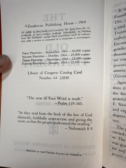 The Amplified Old Testament Part One - Genesis to Esther [Hardcover] - Image 3