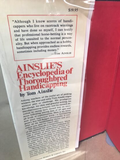 Ainslie's Encyclopedia of Thoroughbred Handicapping - Image 6