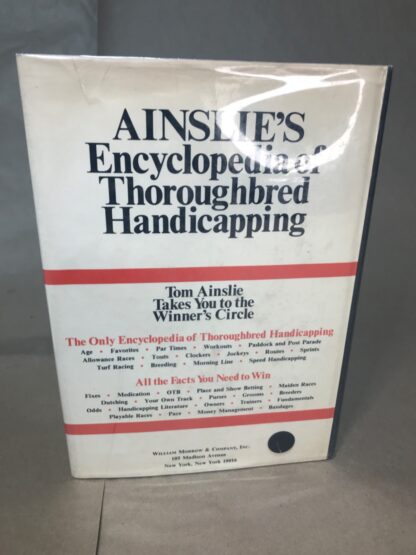 Ainslie's Encyclopedia of Thoroughbred Handicapping - Image 4