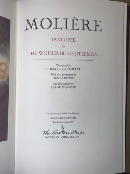 Two Plays By Moliere - Tartuffe & The Would-Be Gentleman - Image 2