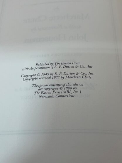 Shakespeare of London - Chute - Easton Press - Image 3