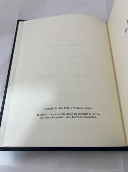Berlin Diary: The Journal of a Foreign Correspondent, 1934-1941 - Image 3