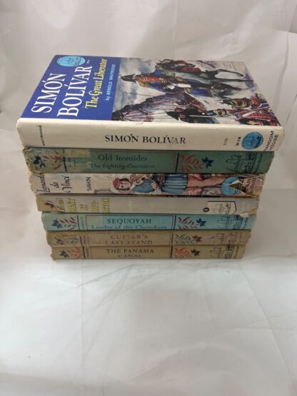 Landmark Books Mixed Lot of 7 - Random House 1950s - Cover