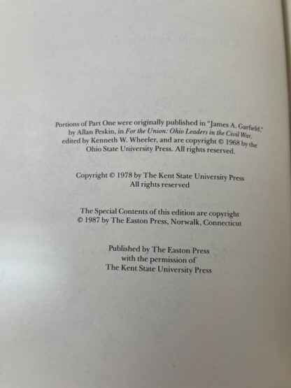 Garfield: A Biography - Peskin - Easton Press - Image 3