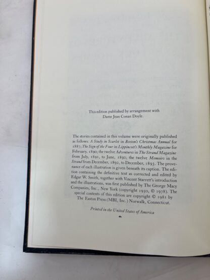 The Adventures of Sherlock Holmes - Doyle - Easton Press(1981) - Image 3