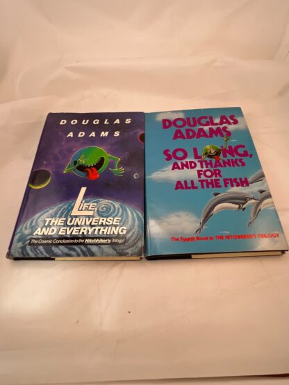 Douglas Adams Lot of 5 - Hitchhiker's Guide to the Galaxy & Long Dark Tea - Time - BCE - Image 3