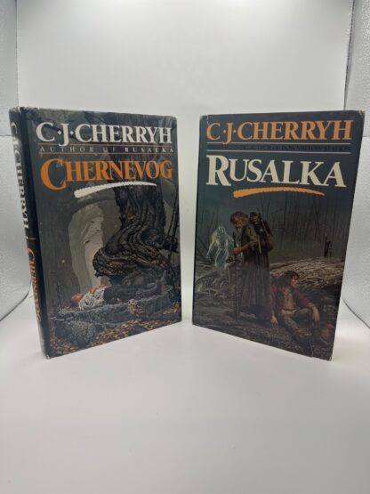 C. J. Cherryh - Russian Stories Book Lot of 2 - Chernevog and Rusalka HC/BCE w DJ - Cover