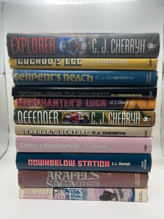 C. J. Cherryh Mixed Book Lot of 11 - Hardcover BCE w DJ - Cover