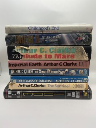 Arthur C. Clarke Book Lot of 8 - Hardcover - Cover