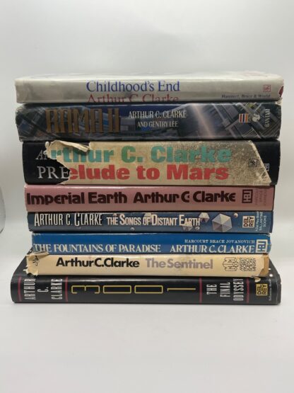 Arthur C. Clarke Book Lot of 8 - Hardcover - Cover