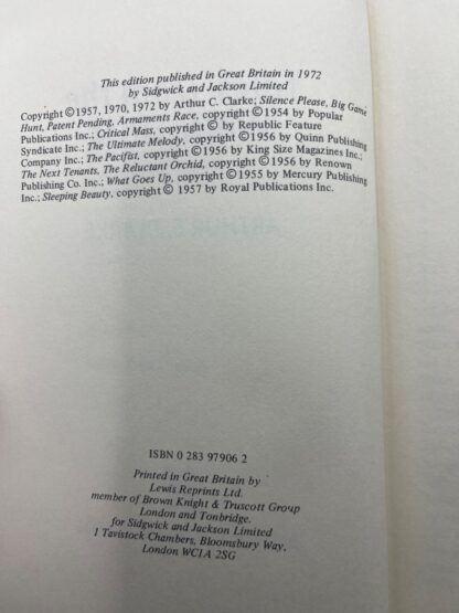 Tales from the White Hart - Arthur C. Clarke - Hardcover(1972) - Image 3