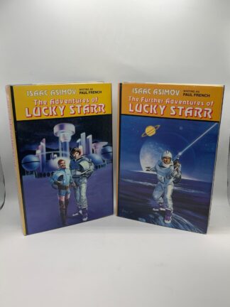 The Adventures of Lucky Starr - Isaac Asimov(Paul French) - 6 Novels in 2 HC BCE w DJ - Cover