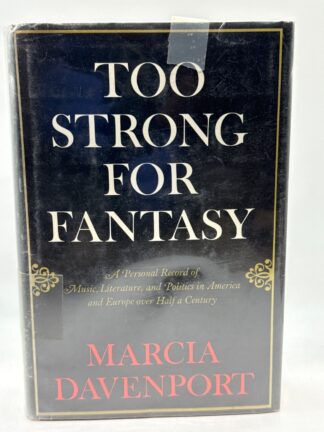 Too Strong for Fantasy - Cover