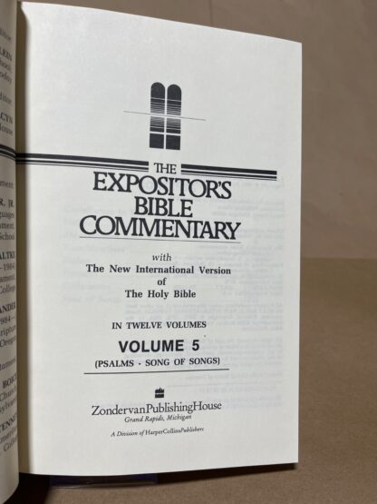 The Expositor's Bible Commentary, Volume 5 - Image 3
