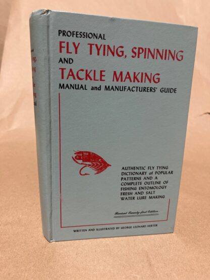 Professional Fly Tying, Spinning and Tackle Making Manual and Manufacturers' Guide - Cover