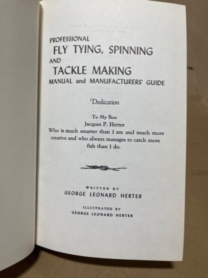 Professional Fly Tying, Spinning and Tackle Making Manual and Manufacturers' Guide - Image 3