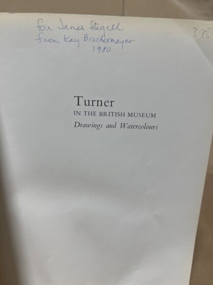 Turner in the British Museum: Drawings and Watercolours - Image 9