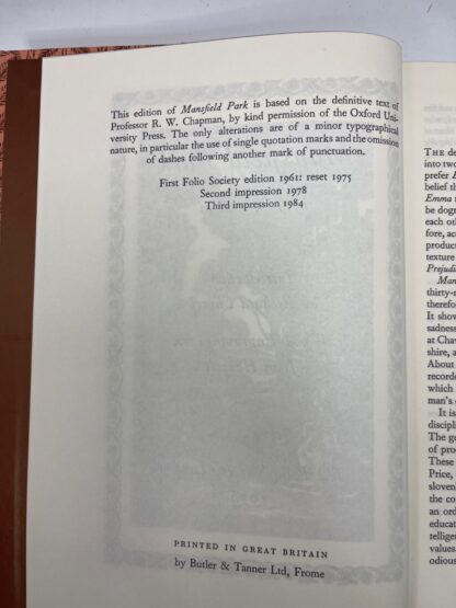 The Works of Jane Austen Folio Society 7-Book Box Set - Image 6