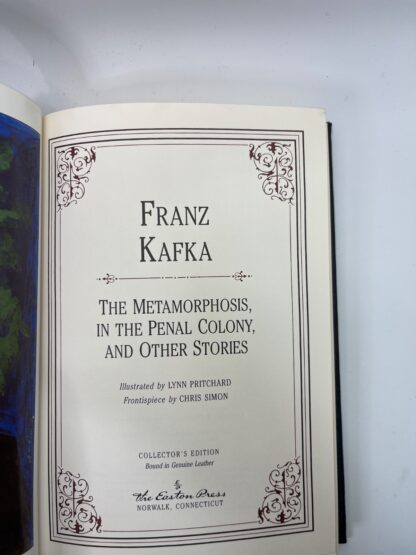 The Metamorphosis, In the Penal Colony, and Other Stories - Kafka - Easton Press - Image 4