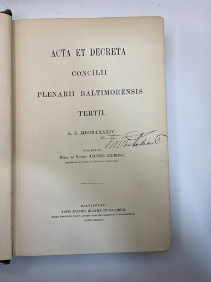 Acta et Decreta Concilii Plenarii Baltimorensis Tertii - Image 9