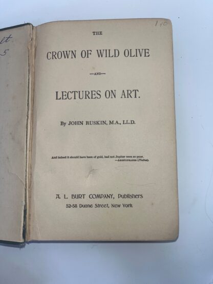The Crown of Wild Olive and Lectures on Art - Image 3
