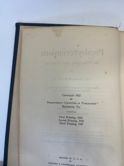 Presbyterianism: Its Principles and Practice - Image 4
