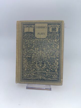 Sheridan's Plays: The Rivals and The School for Scandal - Cover