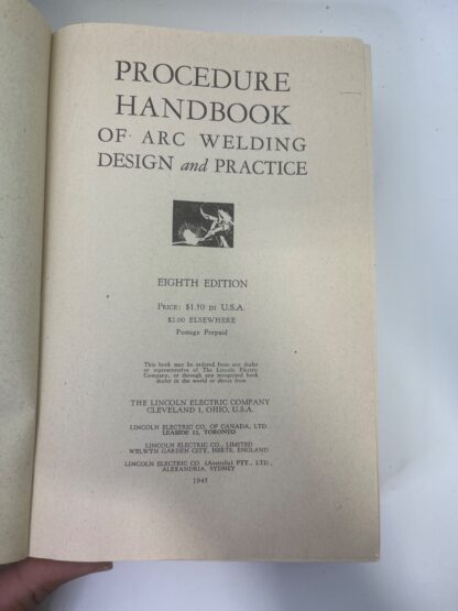 Procedure Handbook of Arc Welding Design and Practice - Image 3