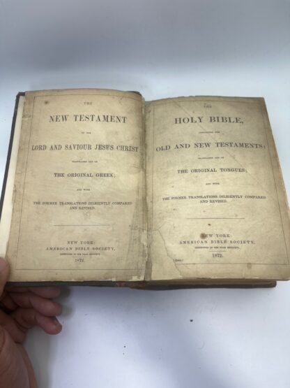The Holy Bible, Containing the Old and New Testaments - 1872 - Image 6