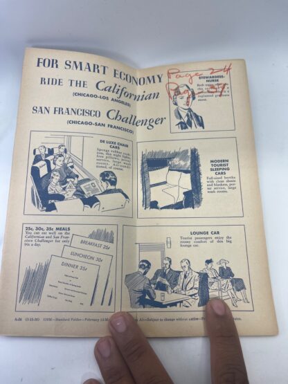 Southern Pacific Time Tables - Image 3