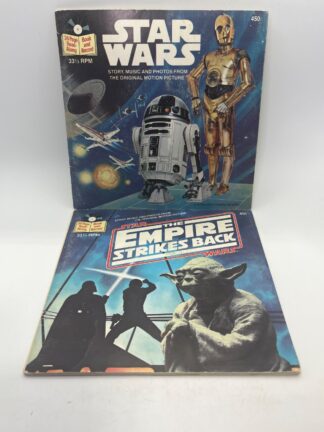 Star Wars / The Empire Strikes Back 33 1/2 RPM Lot of 2 - Cover