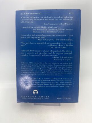 Dictionary of Religion and Philosophy - Cover