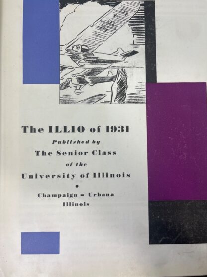 The Illio of 1931 - University of Illinois Yearbook - Image 5