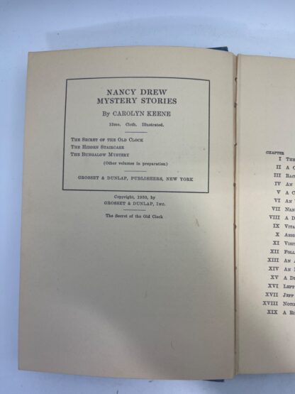 The Secret of the Old Clock - Nancy Drew - First Edition - Image 11