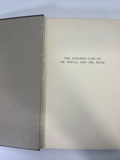 The Strange Case of Dr. Jekyll and Mr. Hyde - Dodd, Mead & Company - 1930 Illustrations by Beaman - Image 11