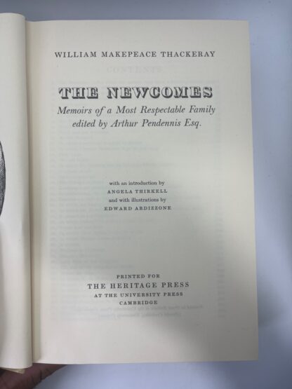 The Newcomes - Heritage Press Centenary HC +Slipcase - Image 9