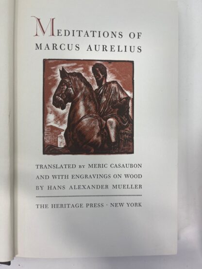 Meditations of Marcus Aurelius - Heritage Press - 1956 - Image 7