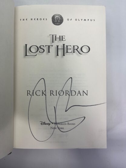 The Heroes of Olympus: The Lost Hero - FIRST EDITION - SIGNED - Image 5