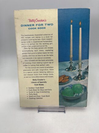 Betty Crocker's Dinner for Two Cook Book - Cover