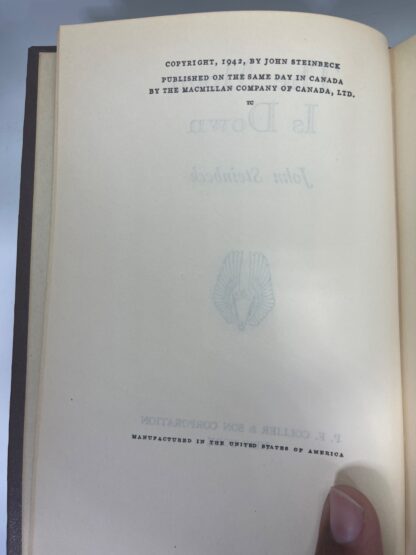 John Steinbeck Collier Edition Set of 6 1935-1942 - Image 7