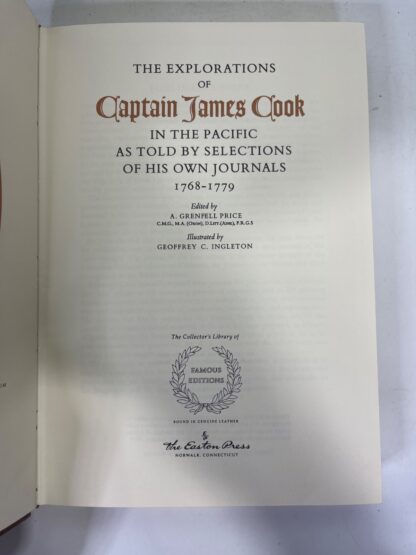 The Explorations of Captain James Cook in the Pacific - EASTON PRESS - Image 7