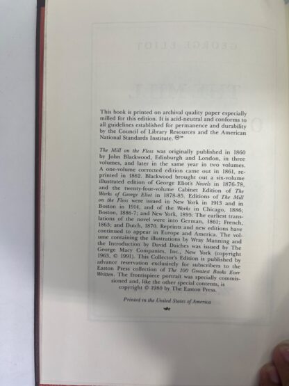 The Mill on the Floss - Easton Press - DAMAGE - Image 10