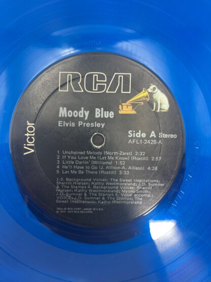 Moody Blue - Blue Vinyl - 1977 - AFL1-2428 - Image 3